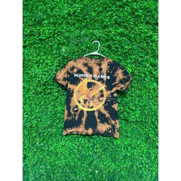 Acid Wash The Hunger Games T-shirt - Adult Mens Small - Picture 1 of 2